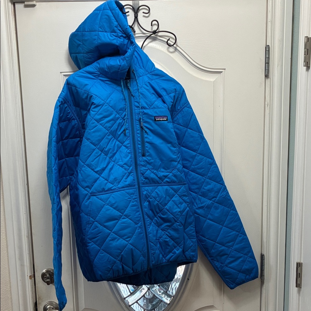 Patagonia Diamond Quilted Bomber Hooded Jacket